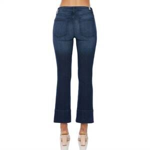 NEW MORRISON DENIM starlet bootcut crop jeans in stray cat blues